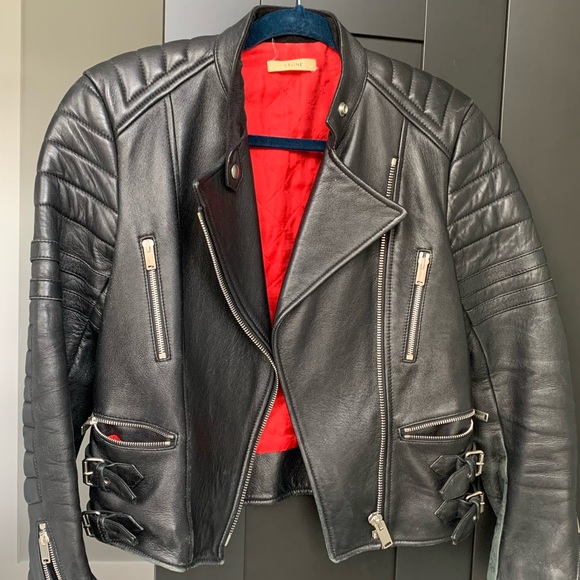 Celine Biker Leather Jacket - Picture 1 of 5